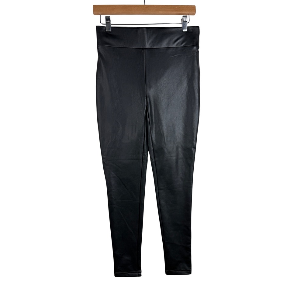 Loft Faux Leather Skinny Pants size XS Black
